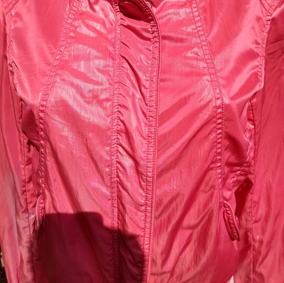 HOST PICK Size S pink 90s style windbreaker zip up coat - Picture 10 of 16